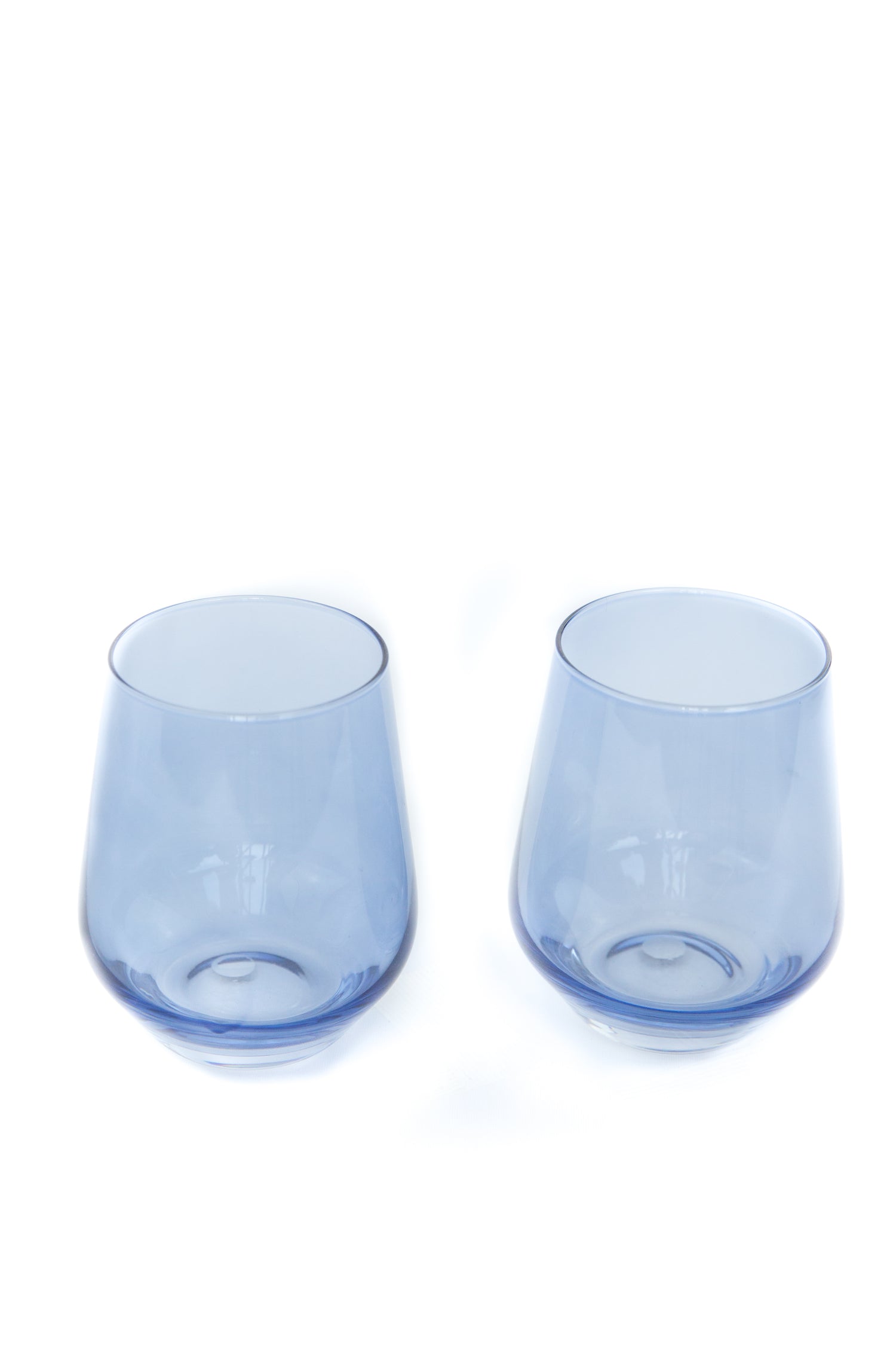 Estelle Colored Wine Stemless - Set of 6 {Cobalt Blue}