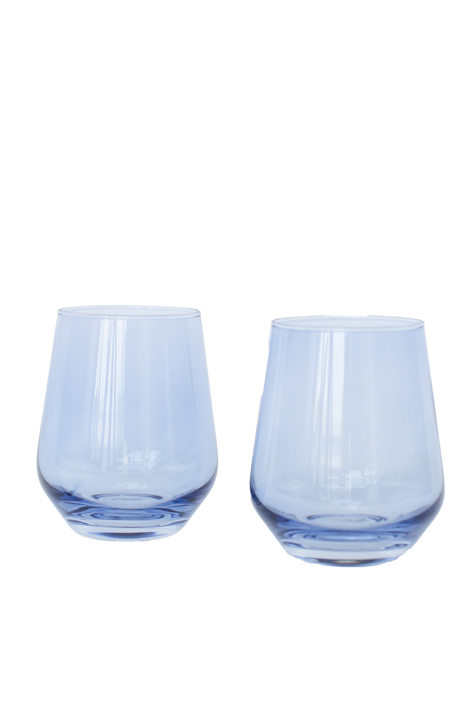 Estelle Colored Wine Stemless - Set of 2 {Cobalt Blue}