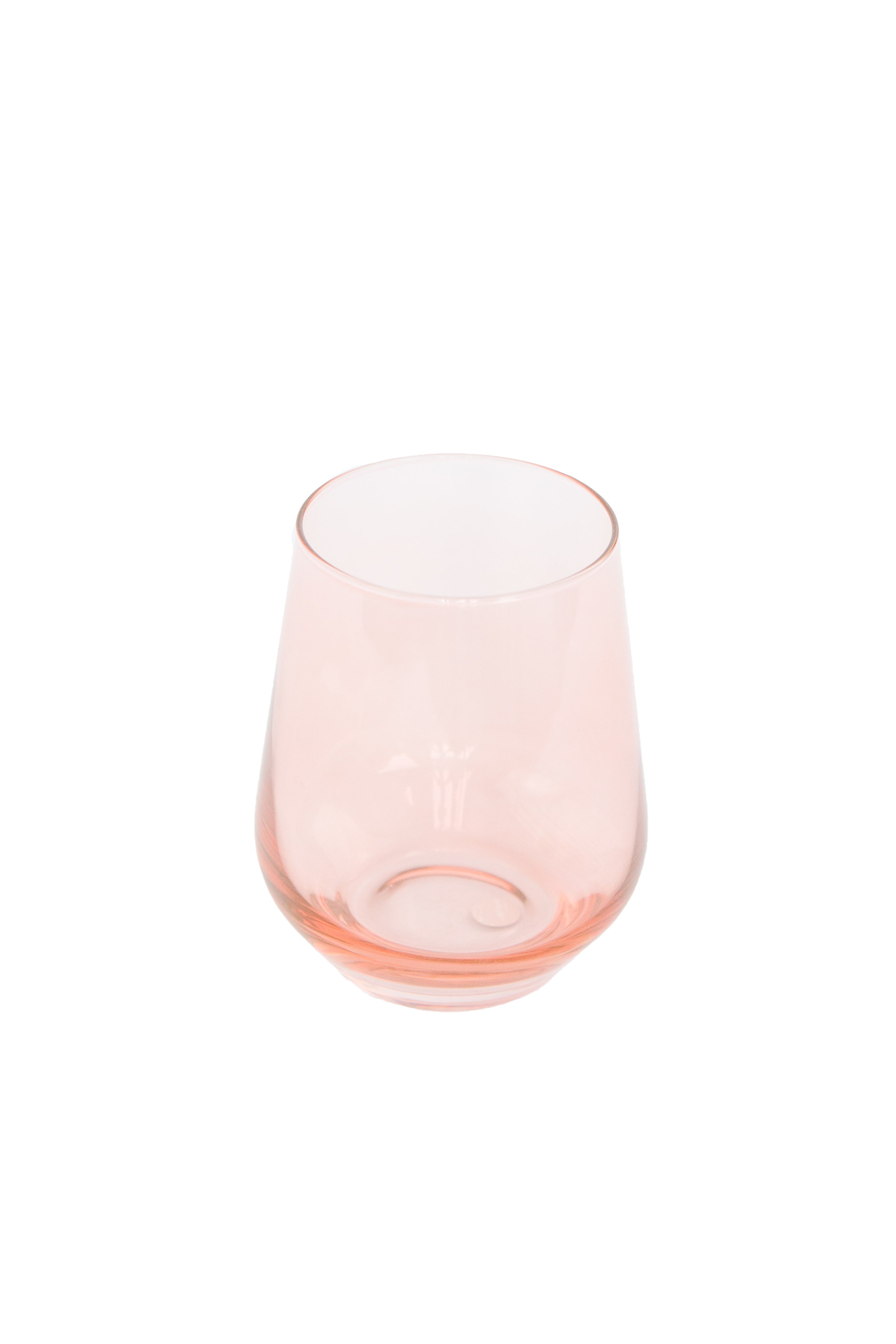 Estelle Colored Wine Stemless - Set of 6 {Blush Pink}