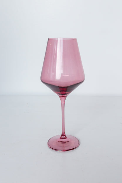 Estelle Colored Wine Stemware - Set of 2 {Rose}