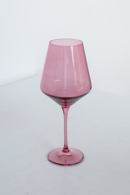 Estelle Colored Wine Stemware - Set of 2 {Rose}