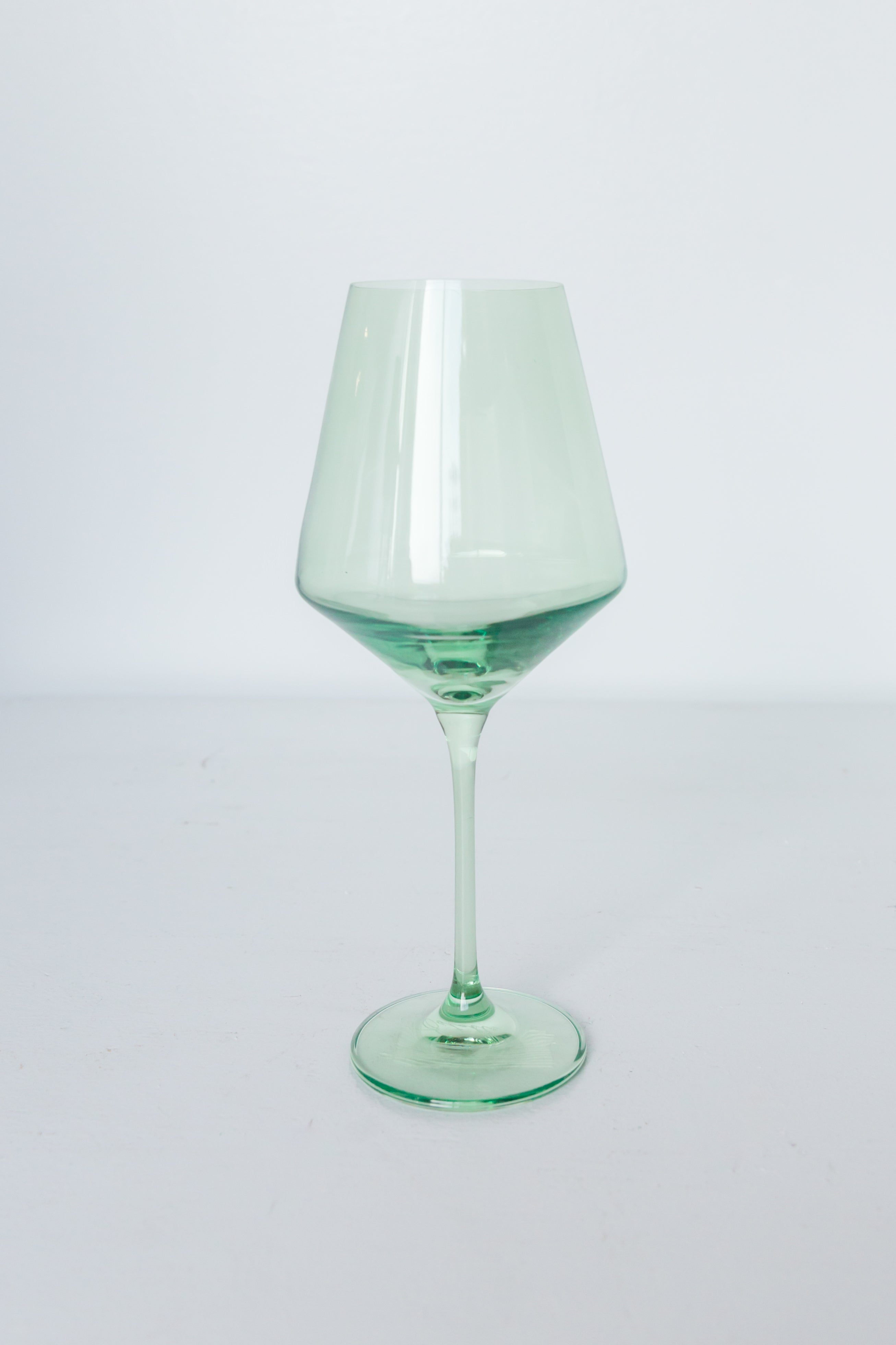 Estelle Colored Wine Stemware - Set of 6 {Mint Green}