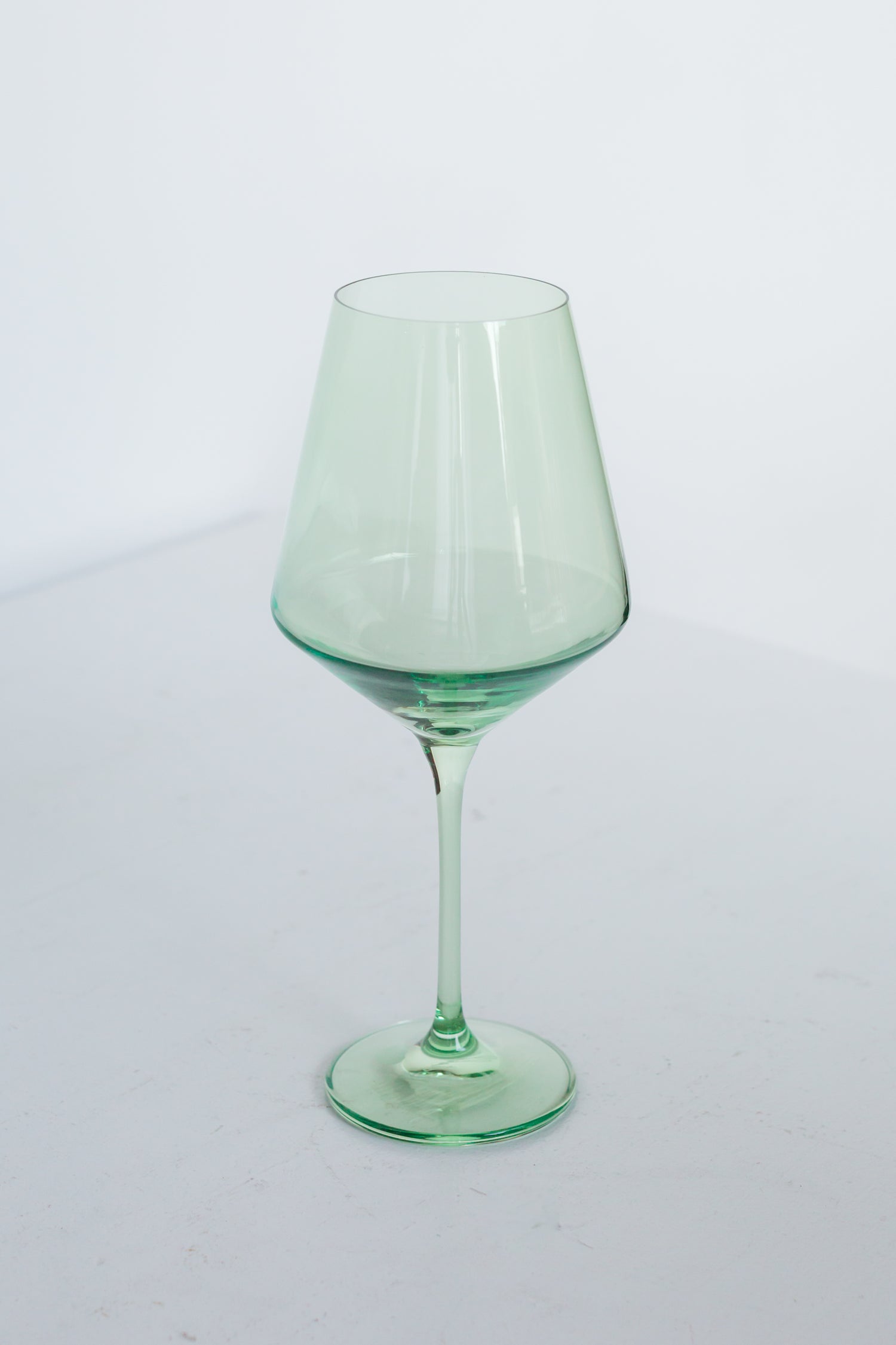 Estelle Colored Wine Stemware - Set of 2 {Mint Green}