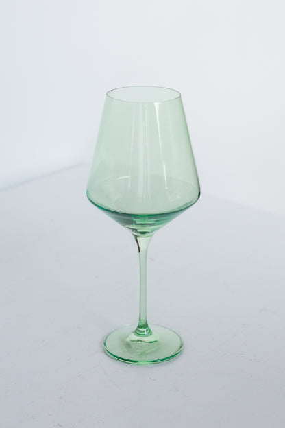 Estelle Colored Wine Stemware - Set of 2 {Mint Green}