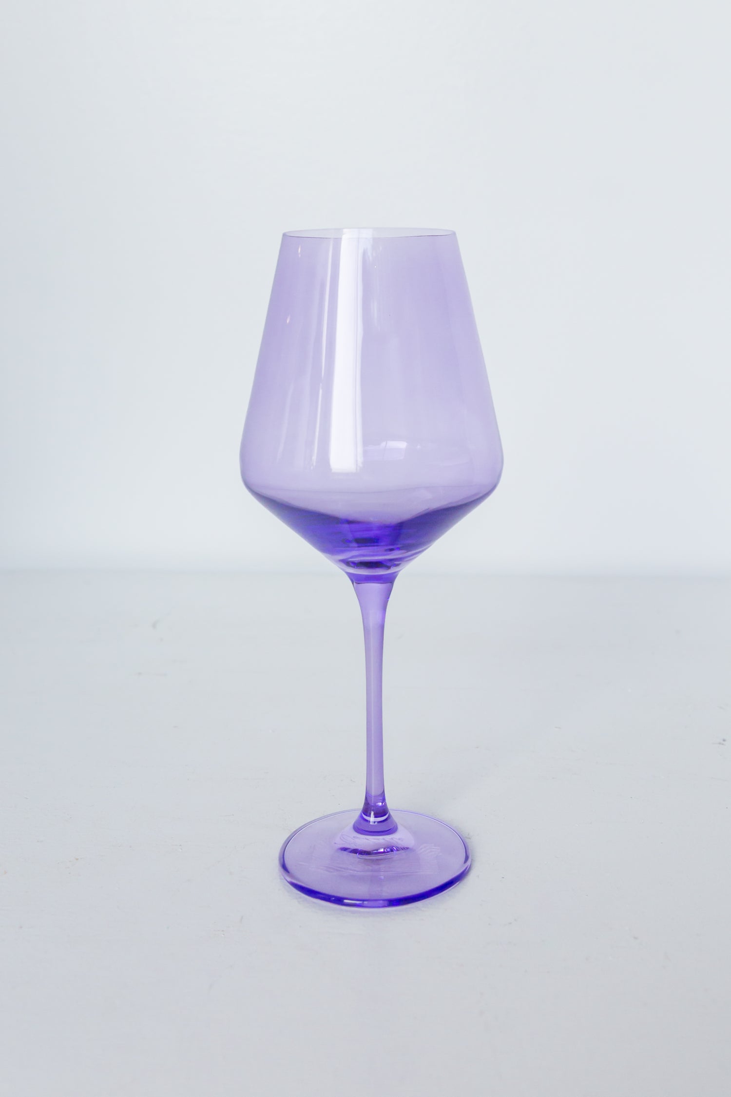 Estelle Colored Wine Stemware - Set of 2 {Lavender}