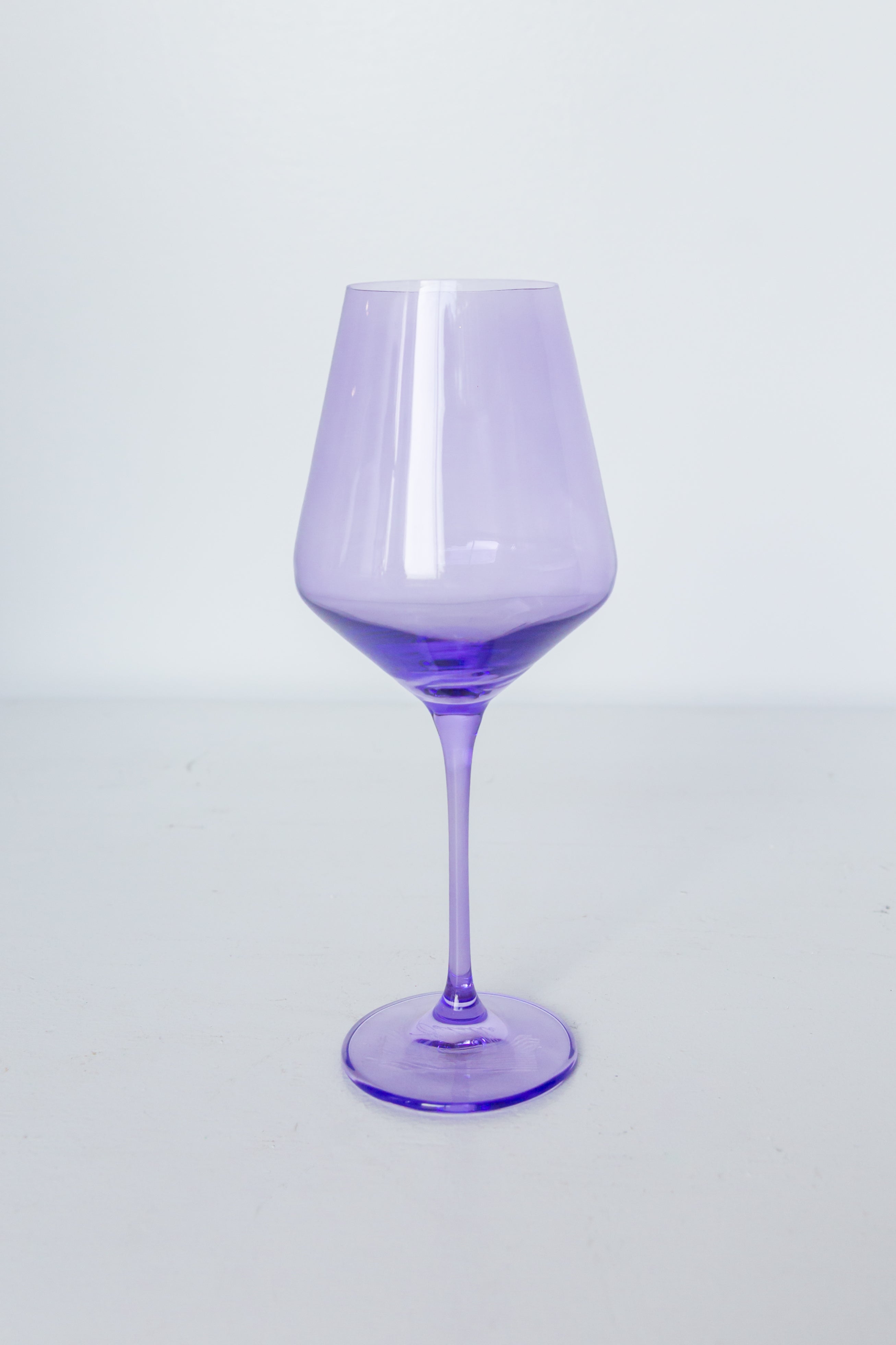 Estelle Colored Wine Stemware - Set of 2 {Lavender}