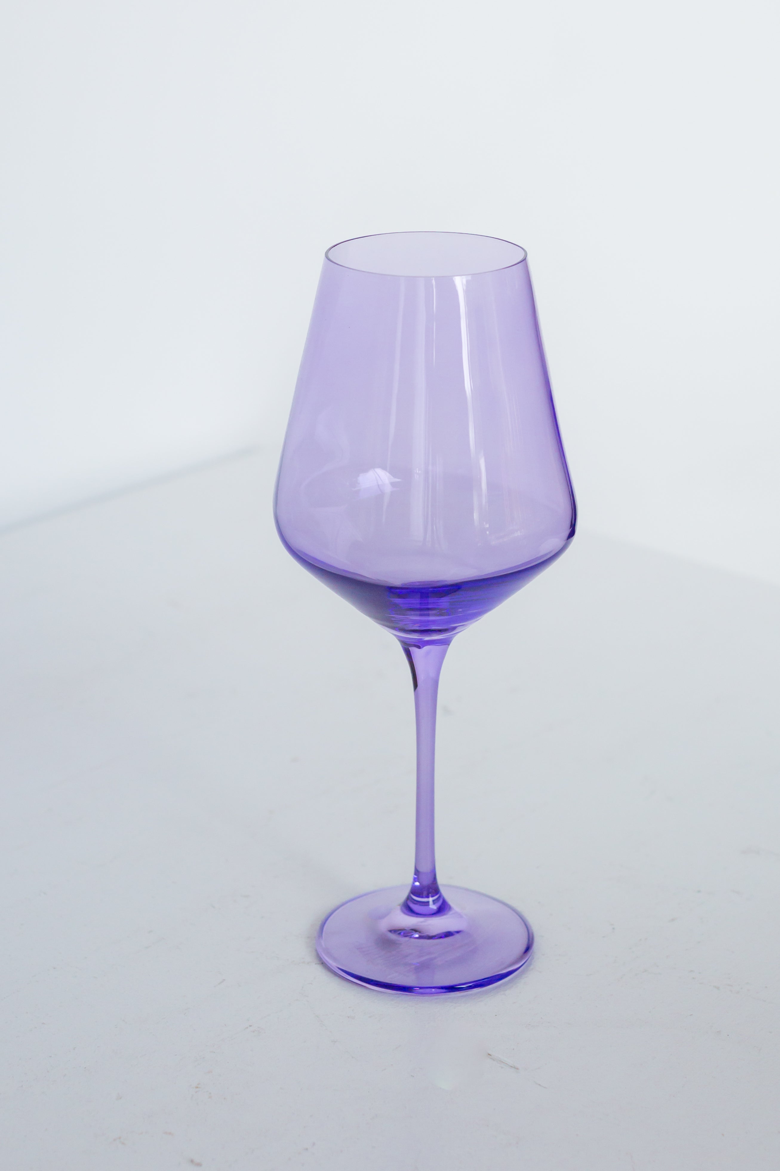 Estelle Colored Wine Stemware - Set of 2 {Lavender}