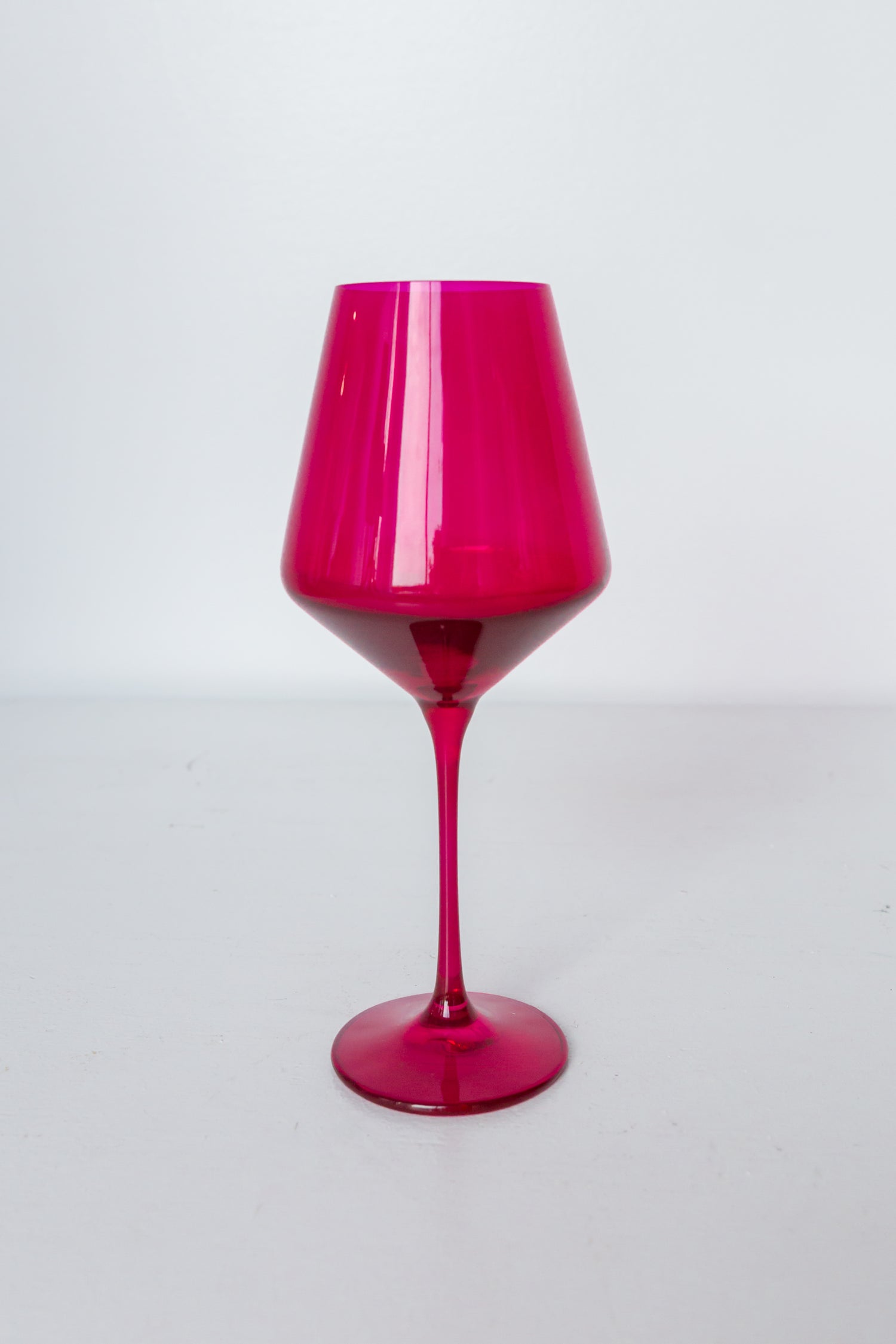 Estelle Colored Wine Stemware - Set of 6 {Viva Magenta (Our Fuchsia)}