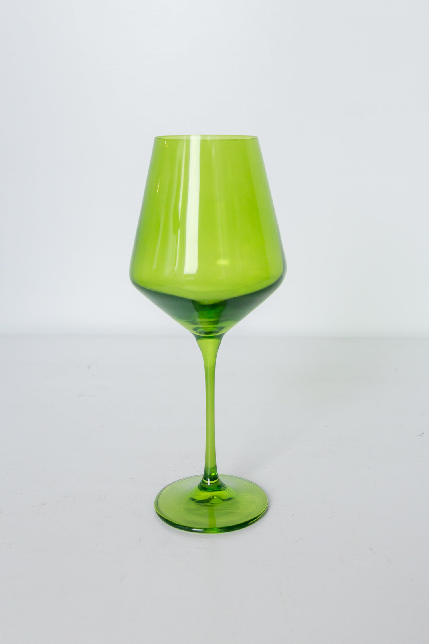 Estelle Colored Wine Stemware - Set of 6 {Forest Green}