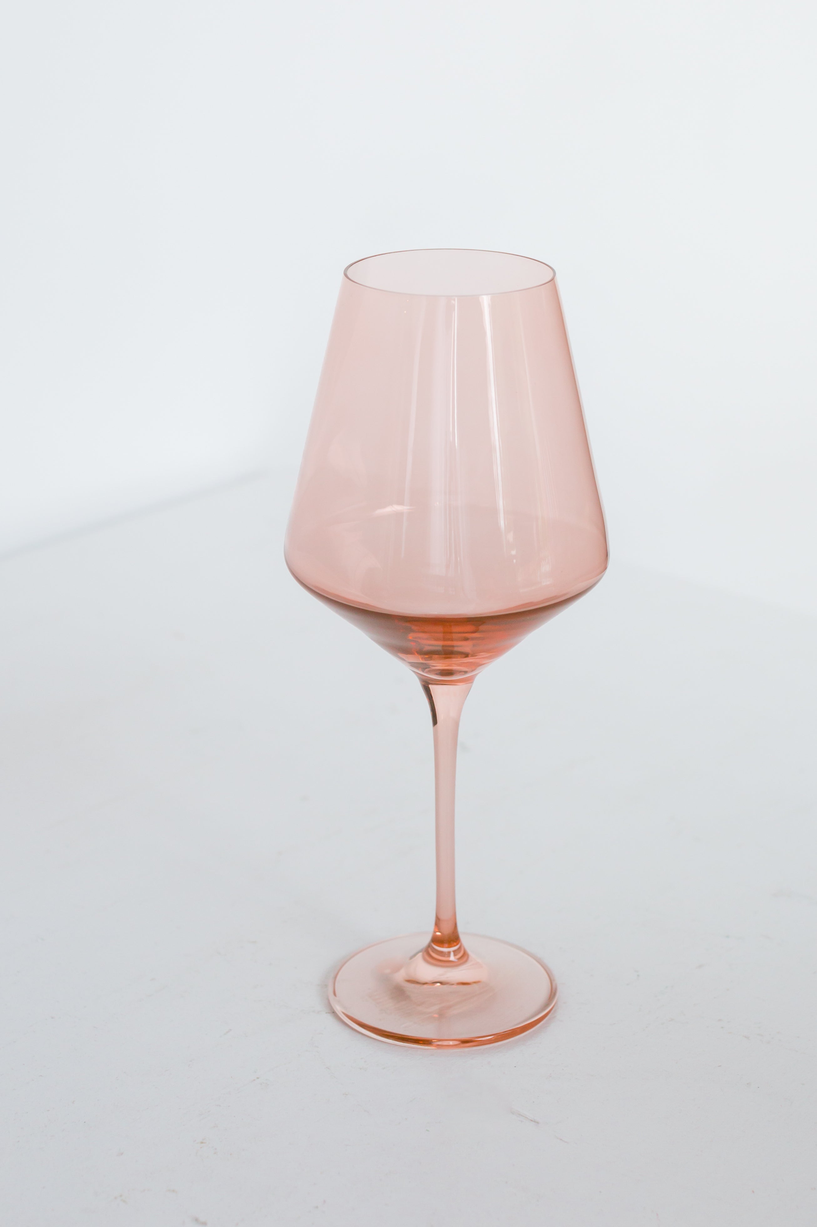 Estelle Colored Wine Stemware - Set of 2 {Blush Pink}