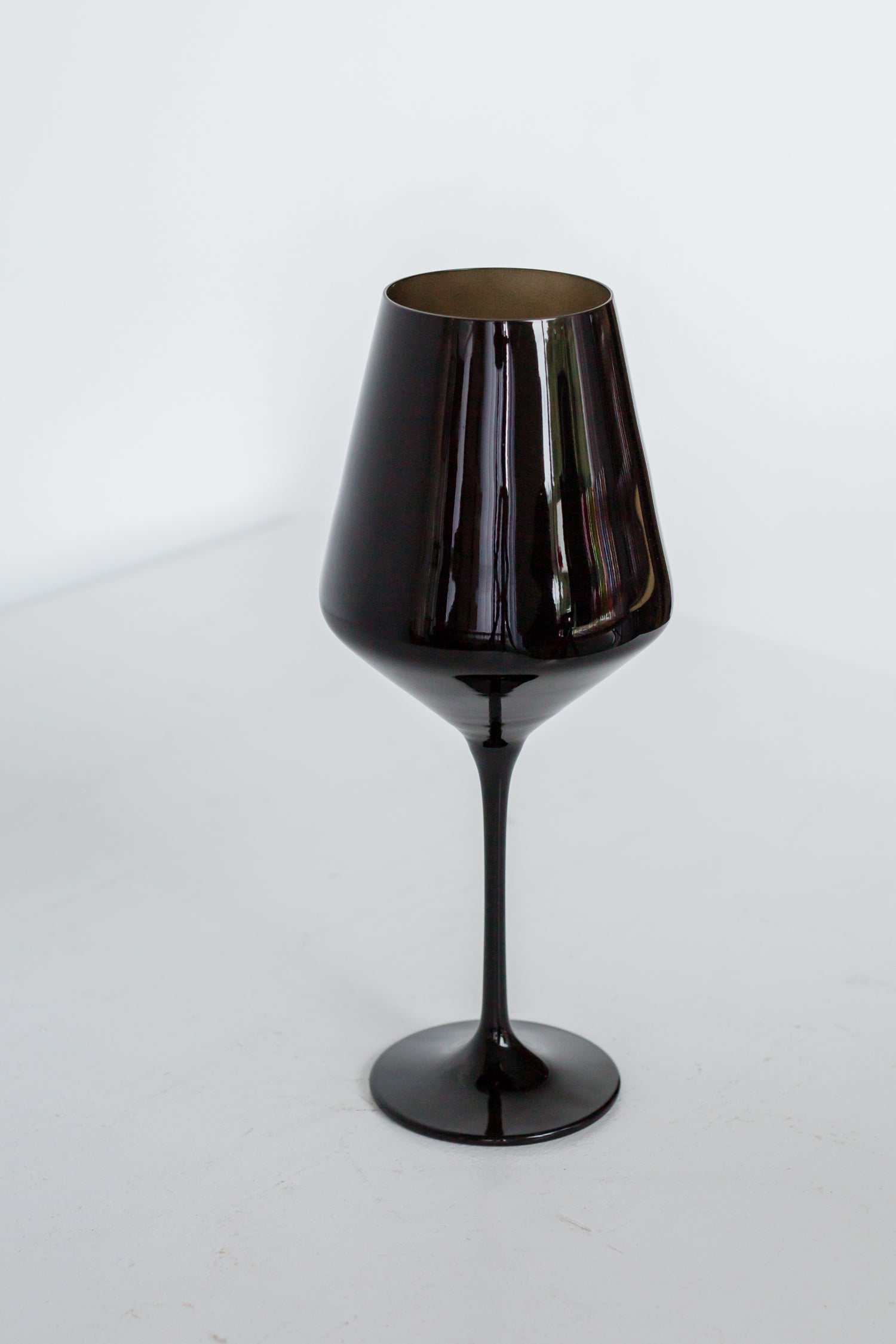 Estelle Colored Wine Stemware - Set of 6 {Black}