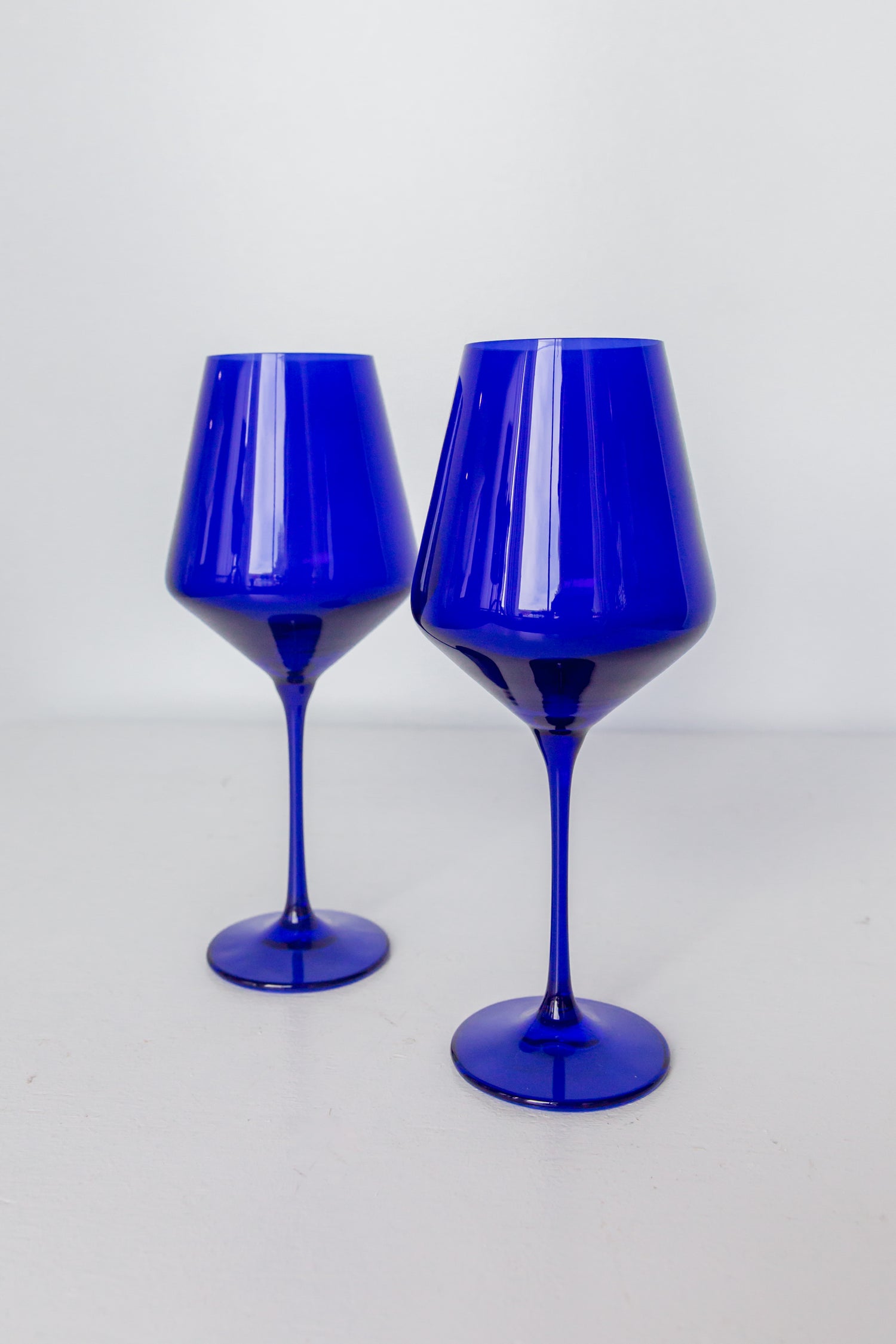 Estelle Colored Wine Stemware - Set of 2 {Royal Blue}