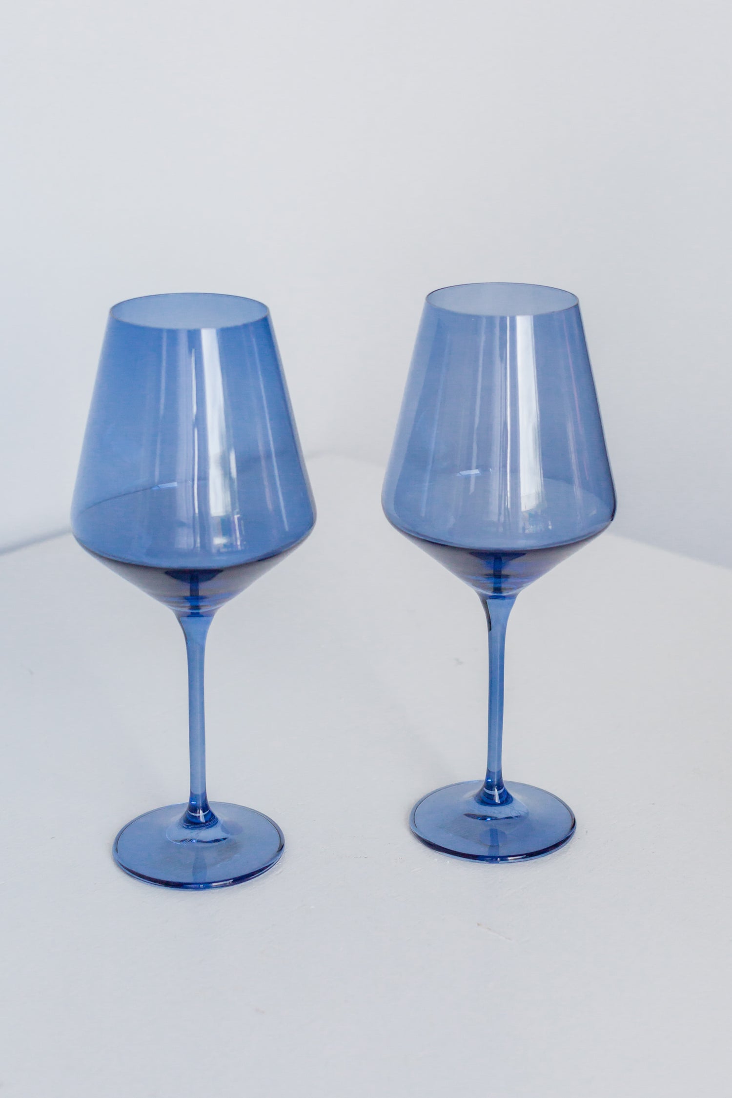 Estelle Colored Wine Stemware - Set of 2 {Cobalt Blue}