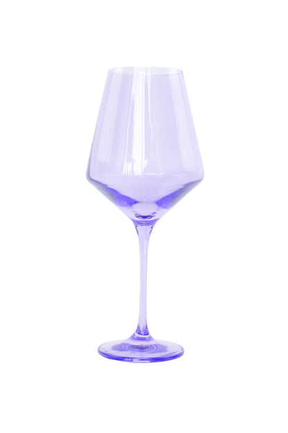 Estelle Colored Wine Stemware - Set of 6 {Lavender}