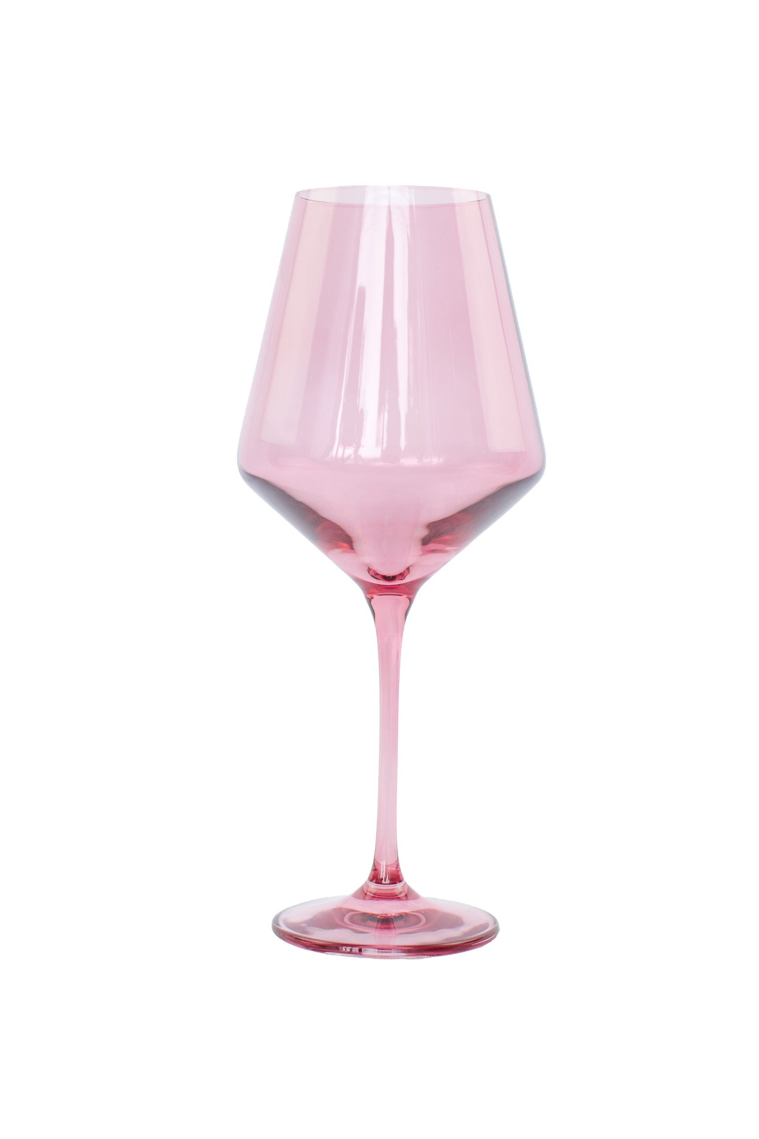 Estelle Colored Wine Stemware - Set of 2 {Rose}