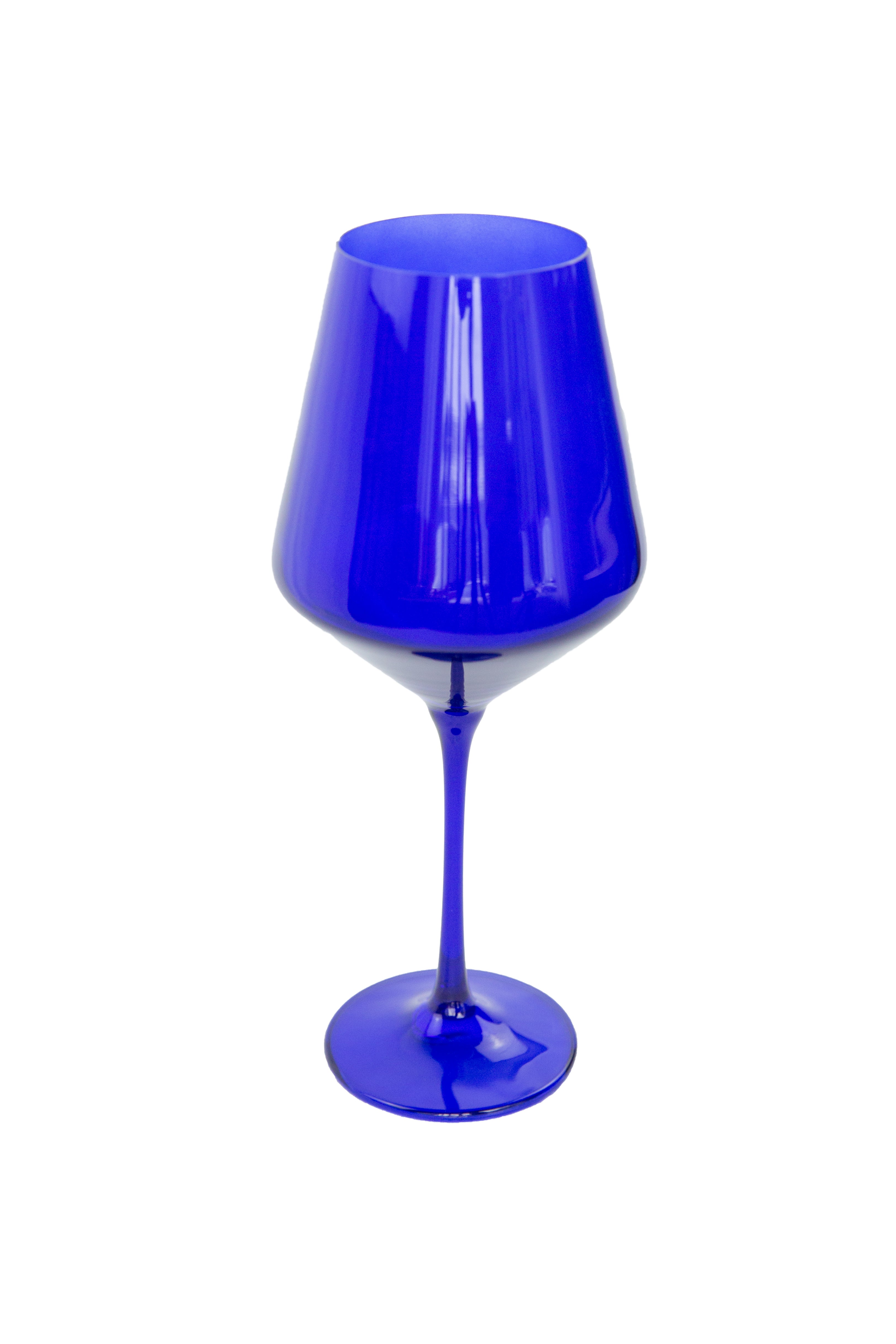 Estelle Colored Wine Stemware - Set of 2 {Royal Blue}