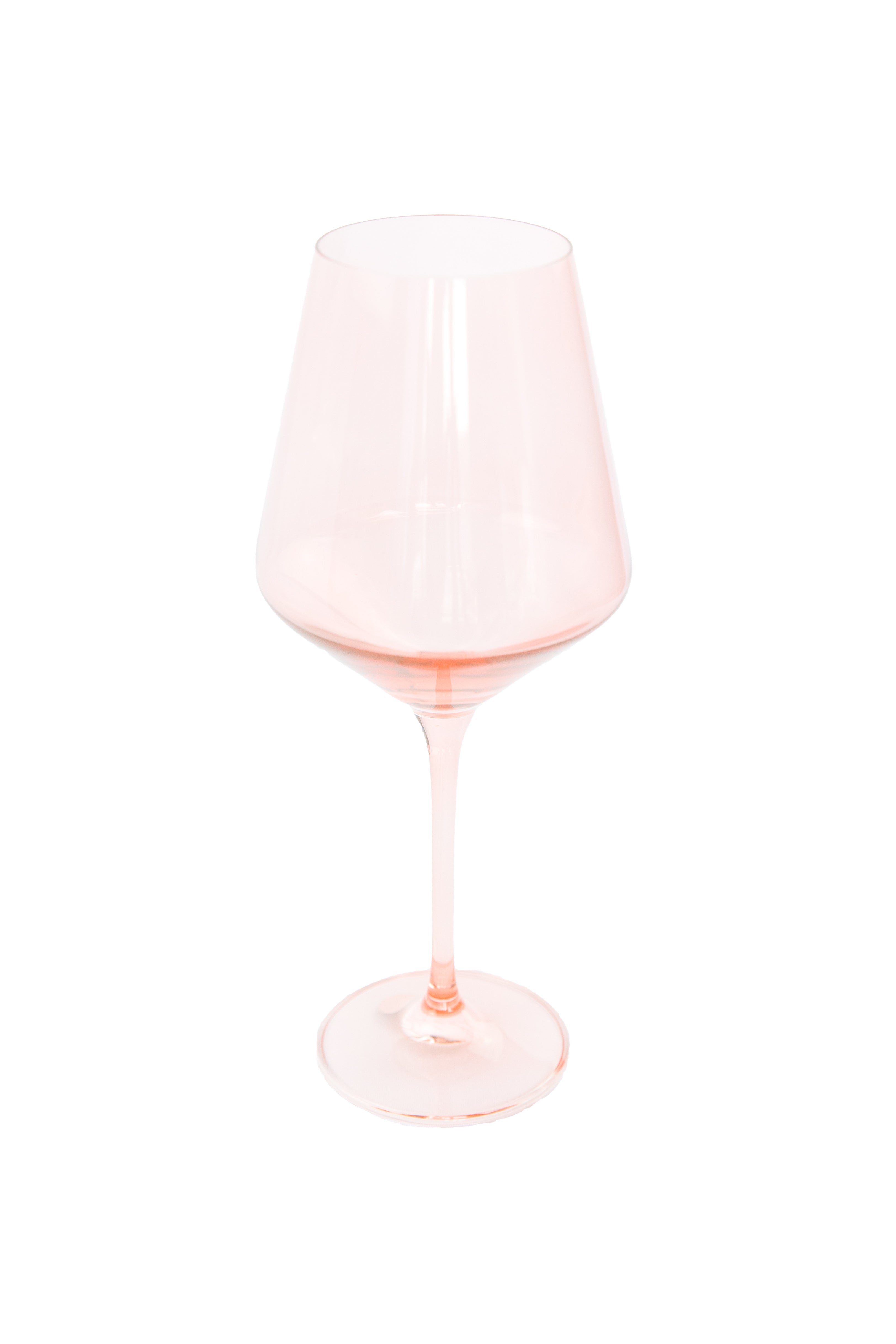 Estelle Colored Wine Stemware - Set of 2 {Blush Pink}