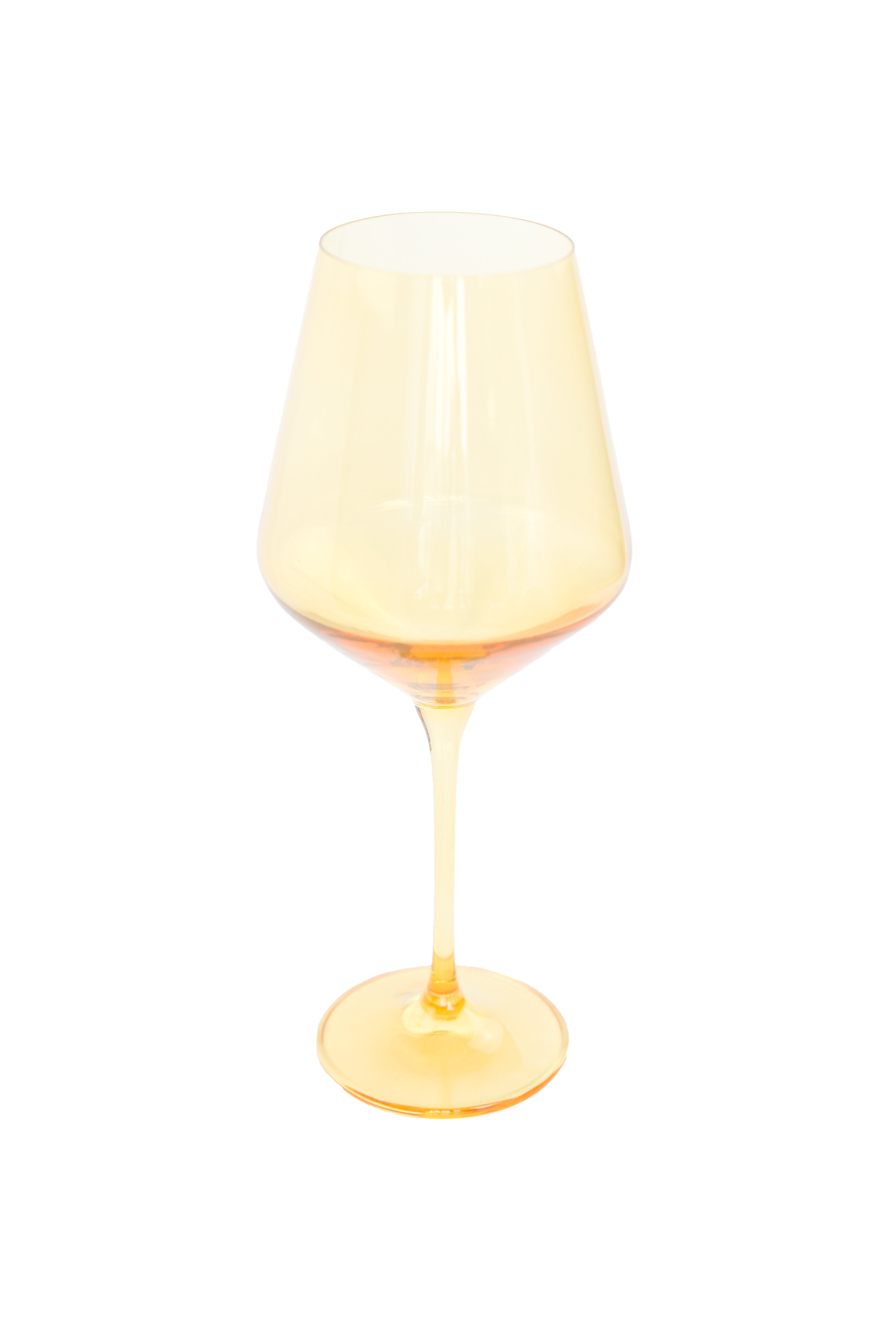 Estelle Colored Wine Stemware - Set of 2 {Yellow}