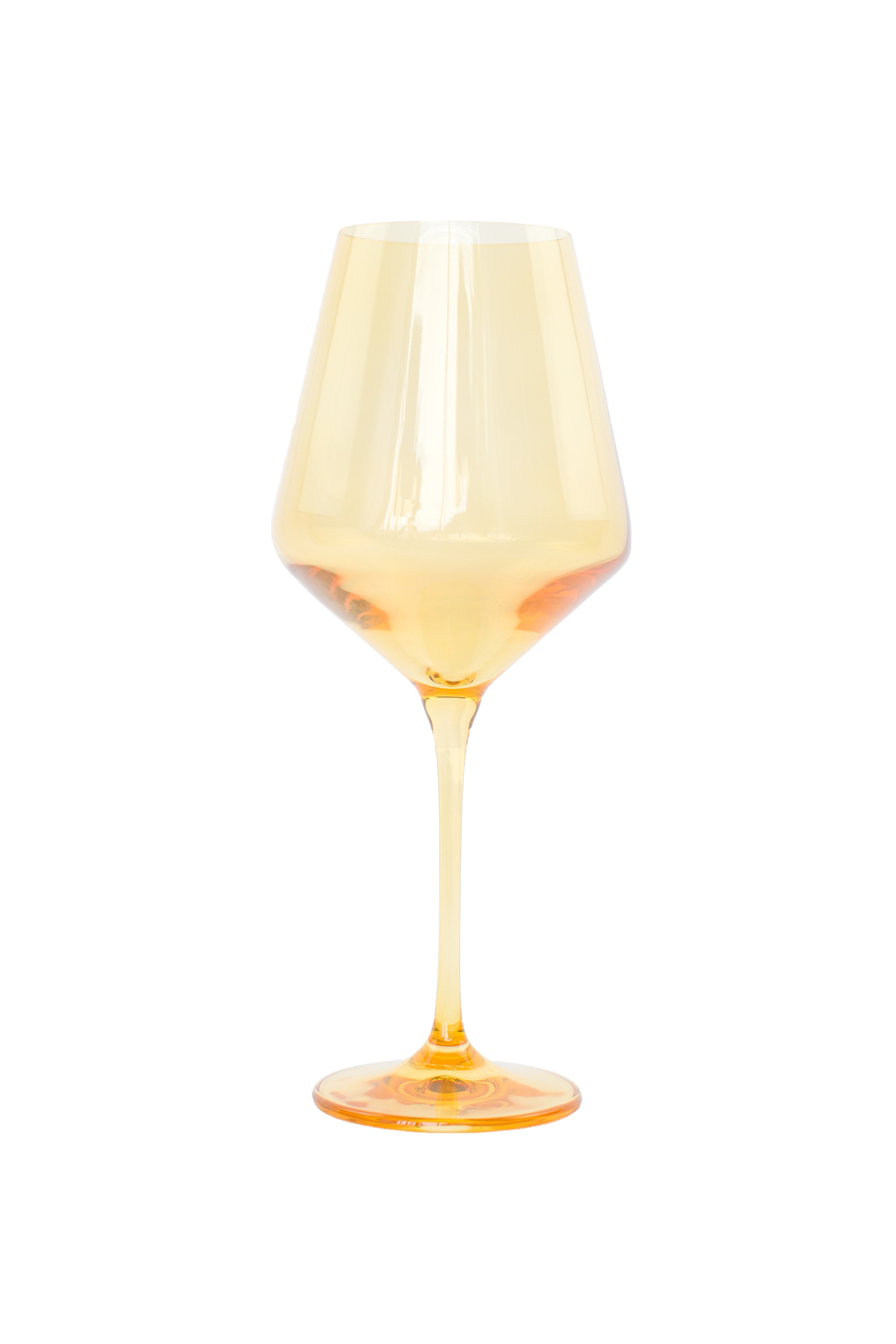 Estelle Colored Wine Stemware - Set of 2 {Yellow}