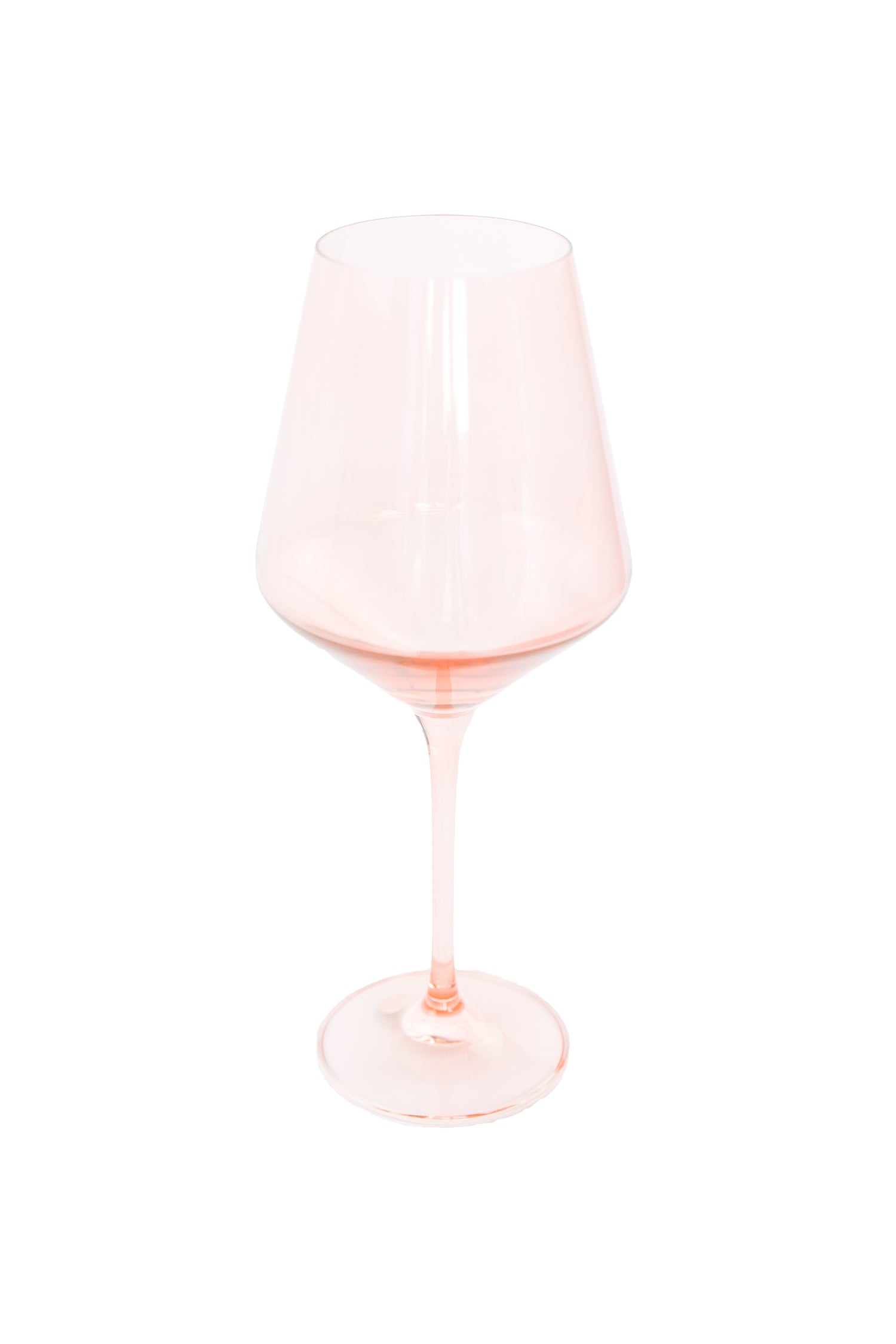 Estelle Colored Wine Stemware - Set of 6 {Blush Pink}