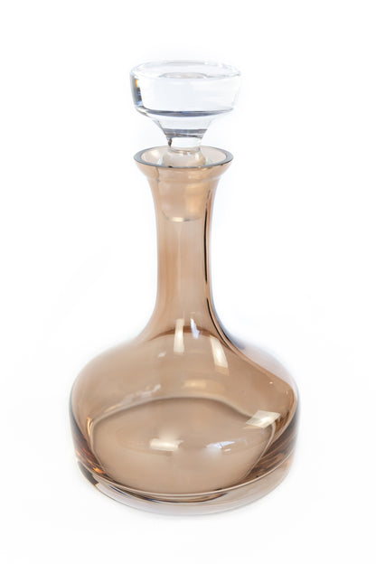 Estelle Colored Decanter- Vogue {Amber Smoke}